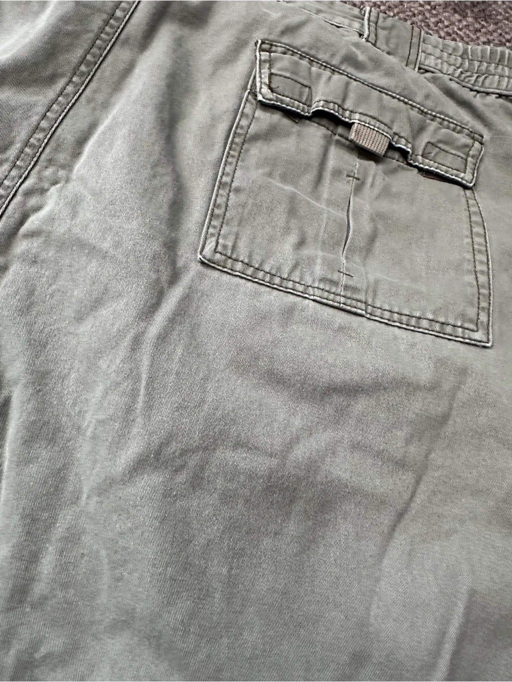 Men's St. John’s Bay Green Cargo Hiking Shorts